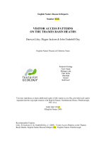 Liley et al. - 2006 - Visitor Access Patterns on the Thames Basin Heaths