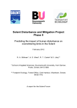 Stillman et al. - 2012 - Solent Disturbance and Mitigation Project Phase II