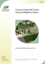 Underhill-Day - Liley 2012 - Cannock Chase SAC Visitor Impacts Mitigation report